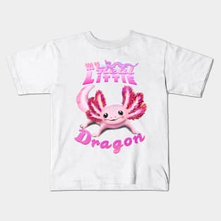 My Real Little Dragon Axolotl Kids T-Shirt